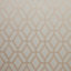 GoodHome Allium Grey Geometric Metallic effect Embossed Wallpaper