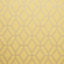 GoodHome Allium Yellow Geometric Metallic effect Embossed Wallpaper