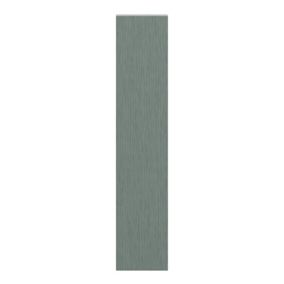 GoodHome Alpinia Matt Green Painted Wood Effect Shaker Highline Cabinet door (W)150mm (H)715mm (T)18mm