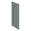 GoodHome Alpinia Matt Green Painted Wood Effect Shaker Highline Cabinet door (W)300mm (H)715mm (T)18mm