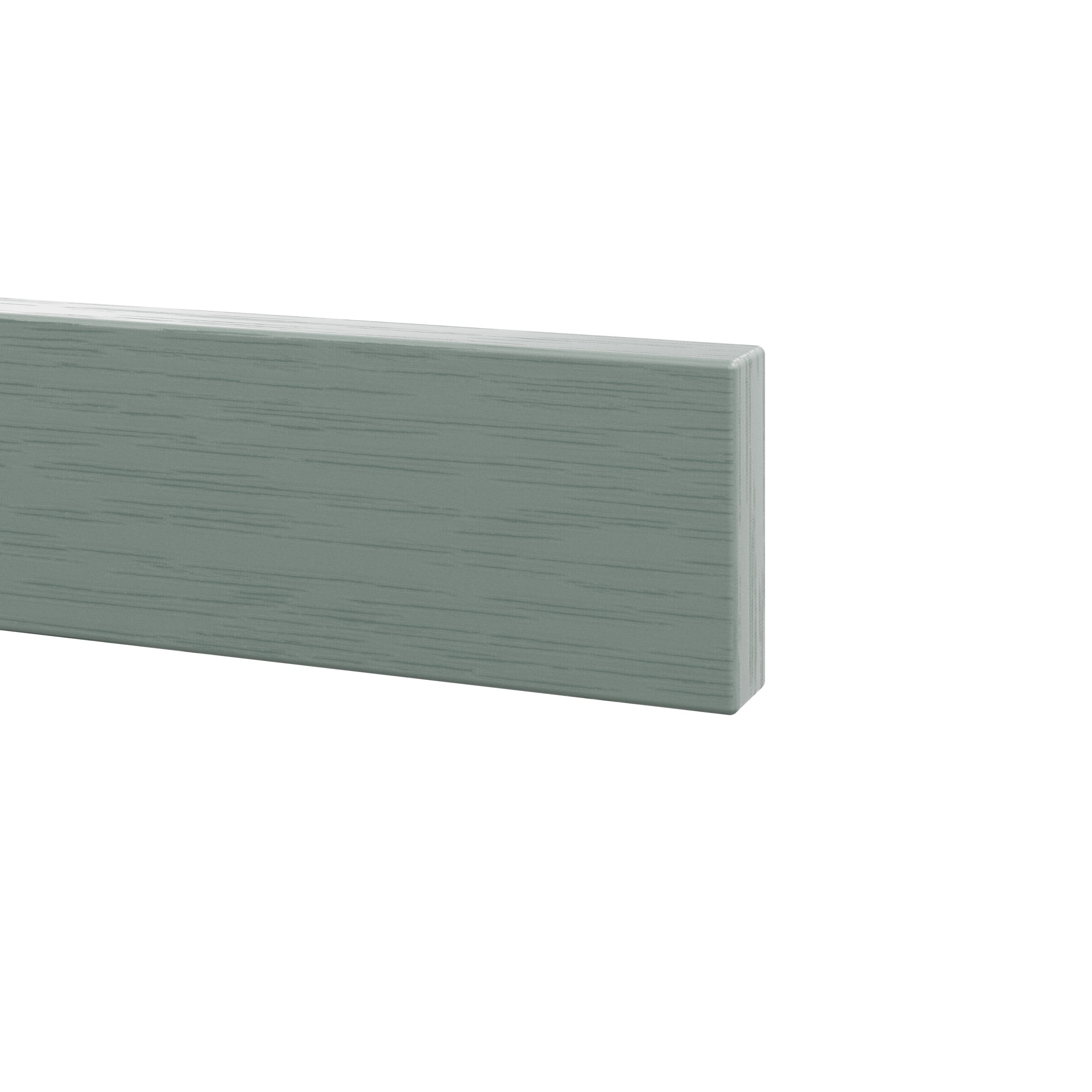 GoodHome Alpinia Matt Green Painted Wood Effect Shaker Standard Appliance Filler panel (H)58mm (W)597mm