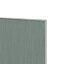 GoodHome Alpinia Matt Green Painted Wood Effect Shaker Standard Clad on end panel (H)900mm (W)610mm