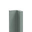 GoodHome Alpinia Matt Green Painted Wood Effect Shaker Standard Corner post, (W)59mm (H)715mm