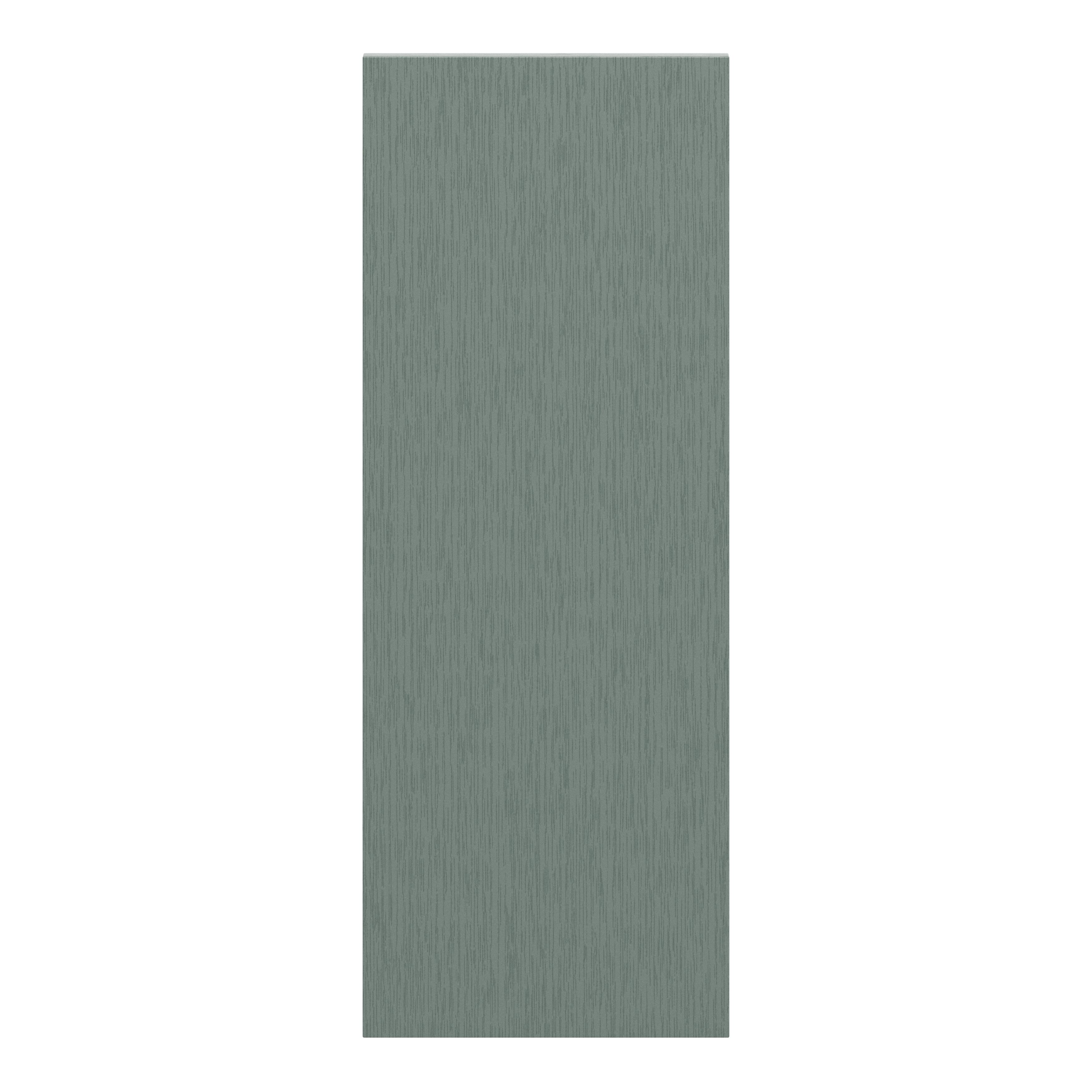 GoodHome Alpinia Matt Green Painted Wood Effect Shaker Standard Wall Clad on end panel (H)960mm (W)360mm