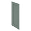 GoodHome Alpinia Matt Green Painted Wood Effect Shaker Tall wall Cabinet door (W)400mm (H)895mm (T)18mm