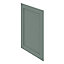GoodHome Alpinia Matt Green Painted Wood Effect Shaker Tall wall Cabinet door (W)600mm (H)895mm (T)18mm