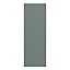 GoodHome Alpinia Matt Green Painted Wood Effect Shaker Tall Wall End panel (H)900mm (W)320mm