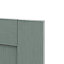GoodHome Alpinia Matt green wood effect Drawer front, bridging door & bi fold door, (W)400mm (H)356mm (T)18mm