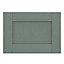 GoodHome Alpinia Matt green wood effect Drawer front, bridging door & bi fold door, (W)500mm (H)356mm (T)18mm