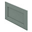 GoodHome Alpinia Matt green wood effect Drawer front, bridging door & bi fold door, (W)600mm (H)356mm (T)18mm