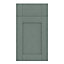 GoodHome Alpinia Matt green wood effect Drawerline door & drawer front, (W)400mm (H)715mm (T)18mm