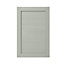 GoodHome Alpinia Matt grey painted wood effect shaker 50:50 Larder Cabinet door (W)600mm (H)1001mm (T)18mm