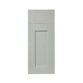 GoodHome Alpinia Matt grey painted wood effect shaker Cabinet door, (W)300mm (H)715mm (T)18mm