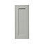 GoodHome Alpinia Matt grey painted wood effect shaker Highline Cabinet door (W)300mm (H)715mm (T)18mm
