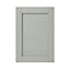GoodHome Alpinia Matt grey painted wood effect shaker Highline Cabinet door (W)500mm (H)715mm (T)18mm