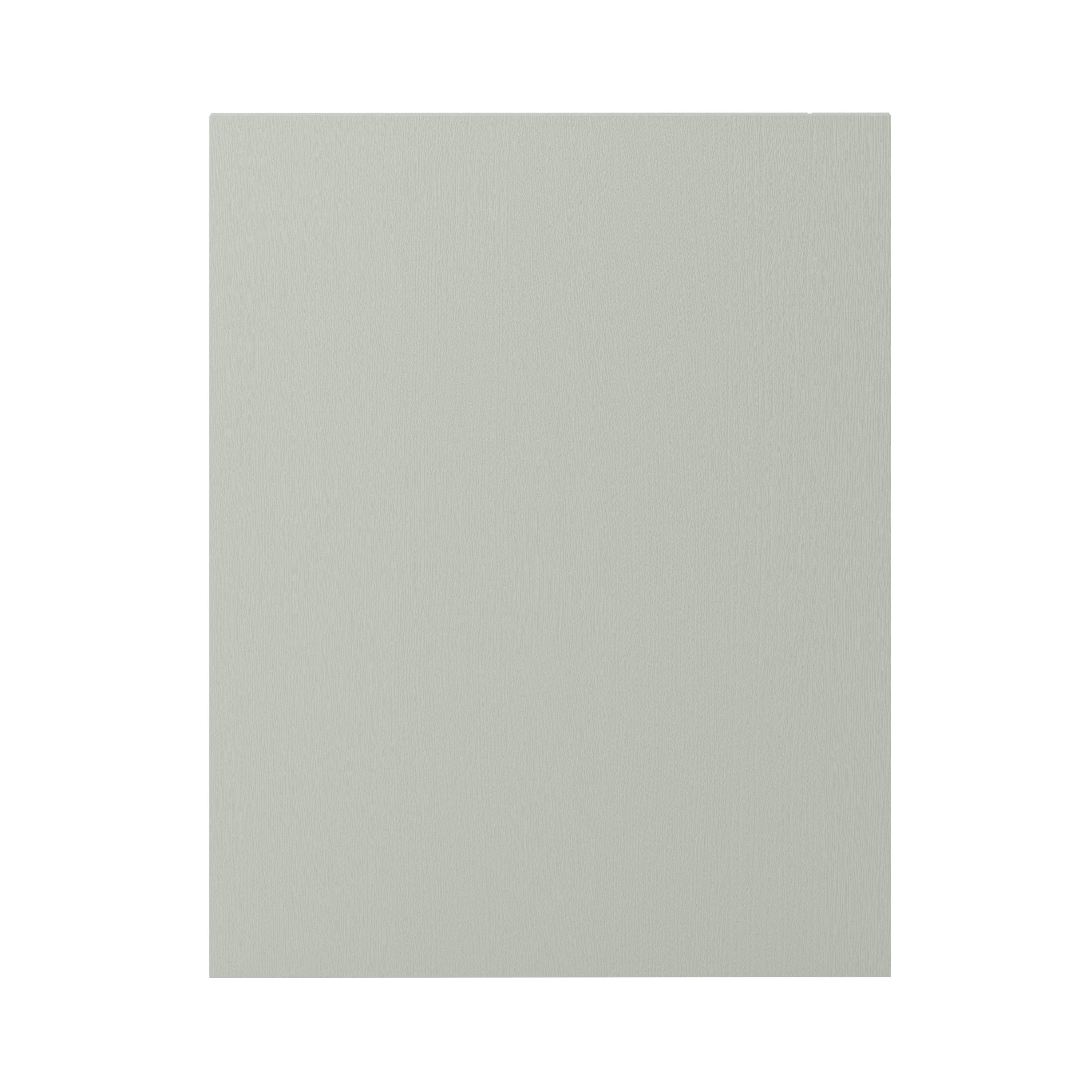 GoodHome Alpinia Matt grey painted wood effect shaker Standard End panel (H)720mm (W)570mm