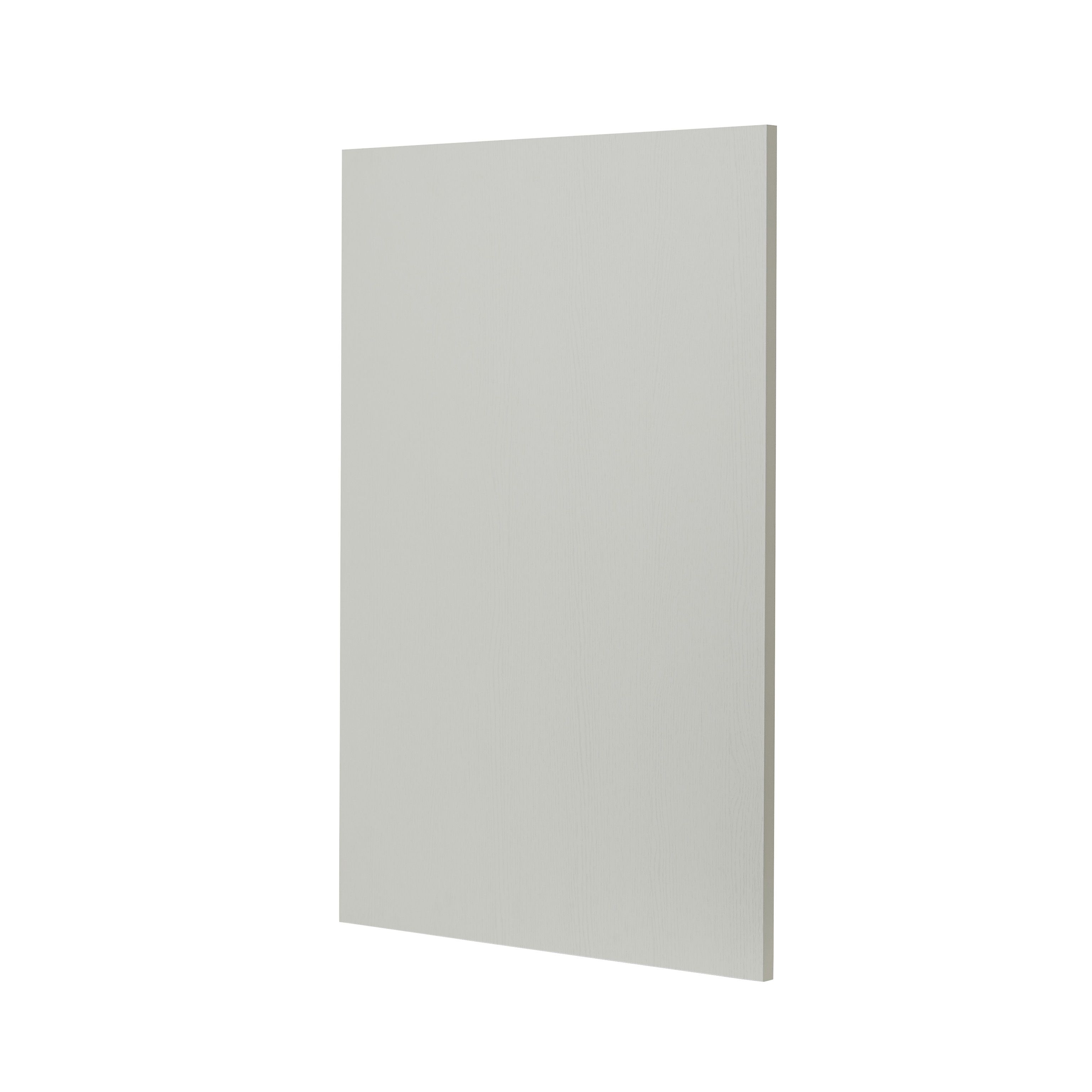 GoodHome Alpinia Matt grey painted wood effect shaker Standard End support panel (H)870mm (W)590mm