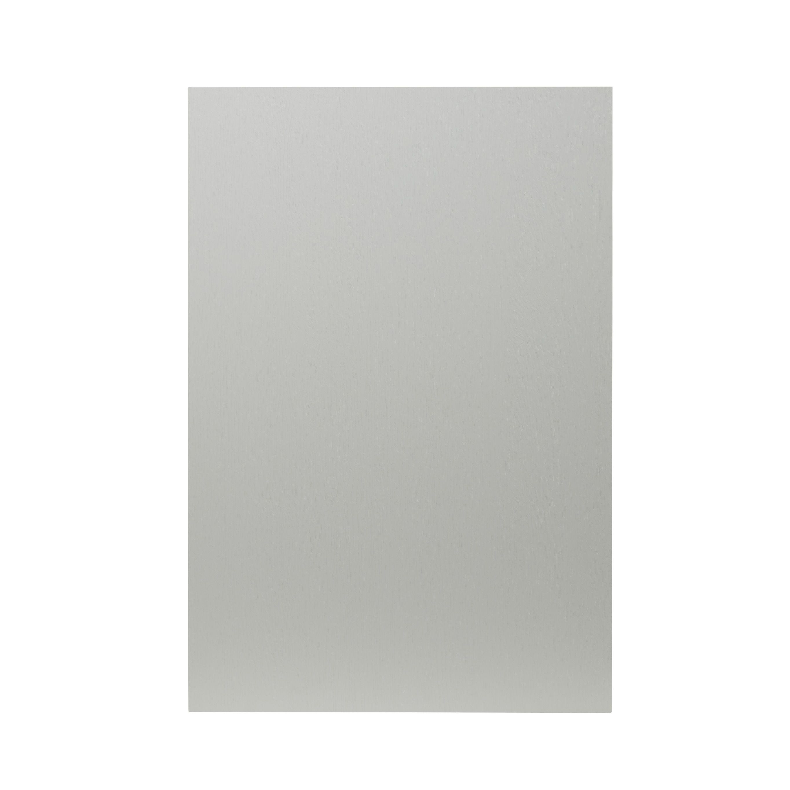 GoodHome Alpinia Matt grey painted wood effect shaker Standard End support panel (H)870mm (W)590mm