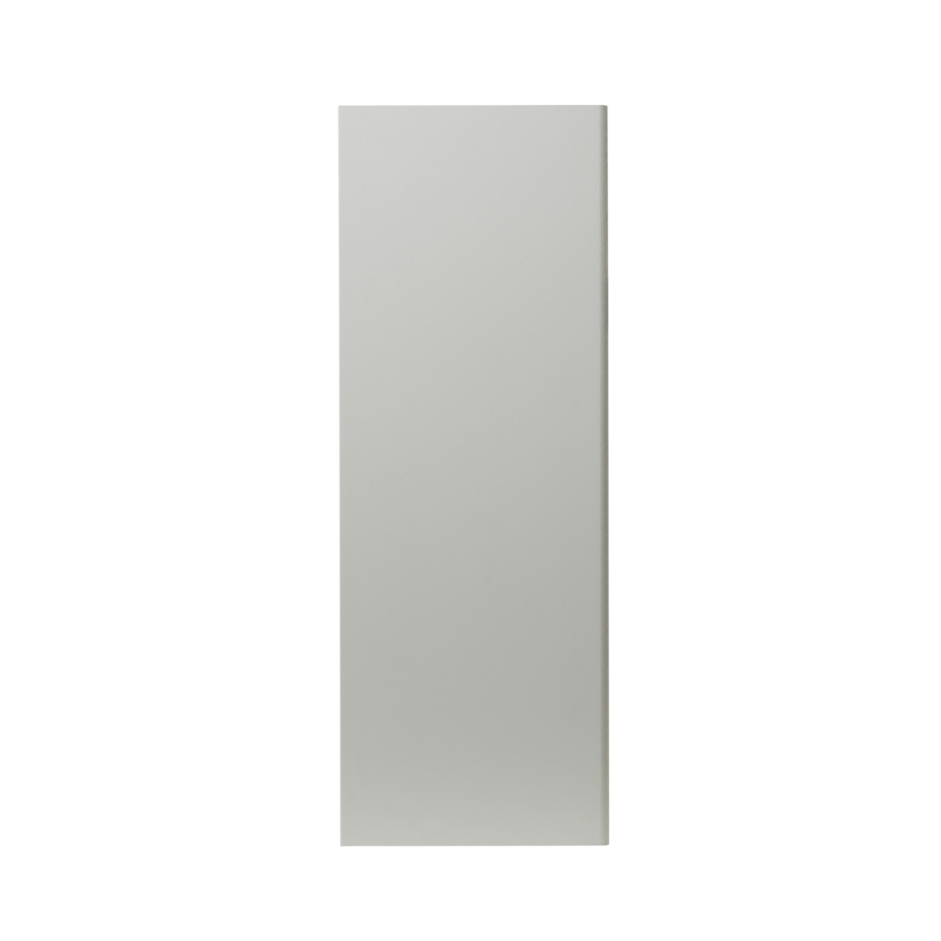 GoodHome Alpinia Matt grey painted wood effect shaker Standard Wall Clad on end panel (H)960mm (W)360mm