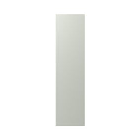 GoodHome Alpinia Matt grey painted wood effect shaker Tall Appliance & larder End panel (H)2190mm (W)570mm, Set