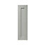 GoodHome Alpinia Matt grey painted wood effect shaker Tall wall Cabinet door (W)250mm (H)895mm (T)18mm