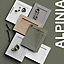 GoodHome Alpinia Matt grey wood effect Door & drawer, (W)400mm (H)715mm (T)18mm