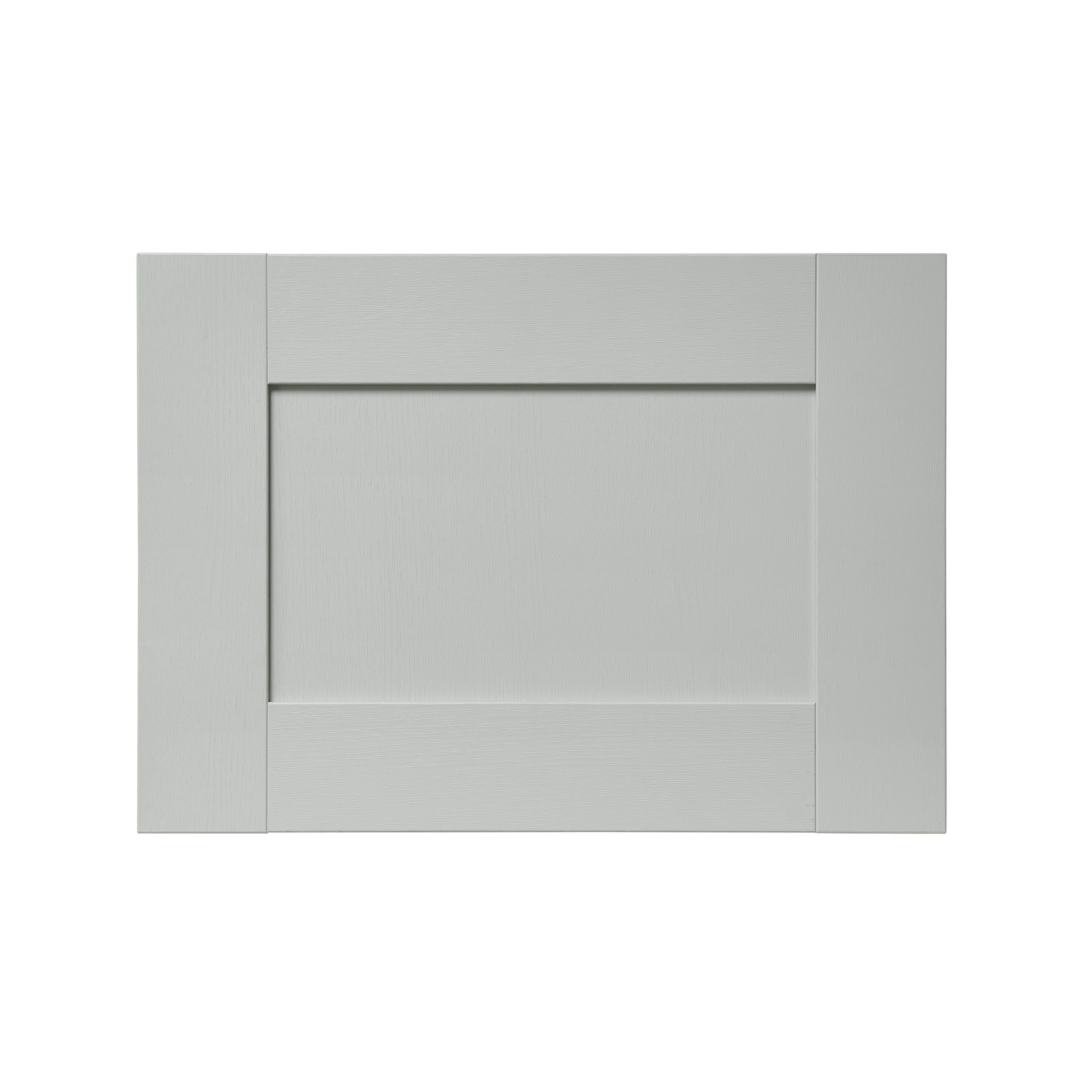 GoodHome Alpinia Matt grey wood effect Drawer front, bridging door & bi fold door, (W)500mm (H)356mm (T)18mm