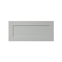 GoodHome Alpinia Matt grey wood effect Drawer front, bridging door & bi fold door, (W)800mm (H)356mm (T)18mm