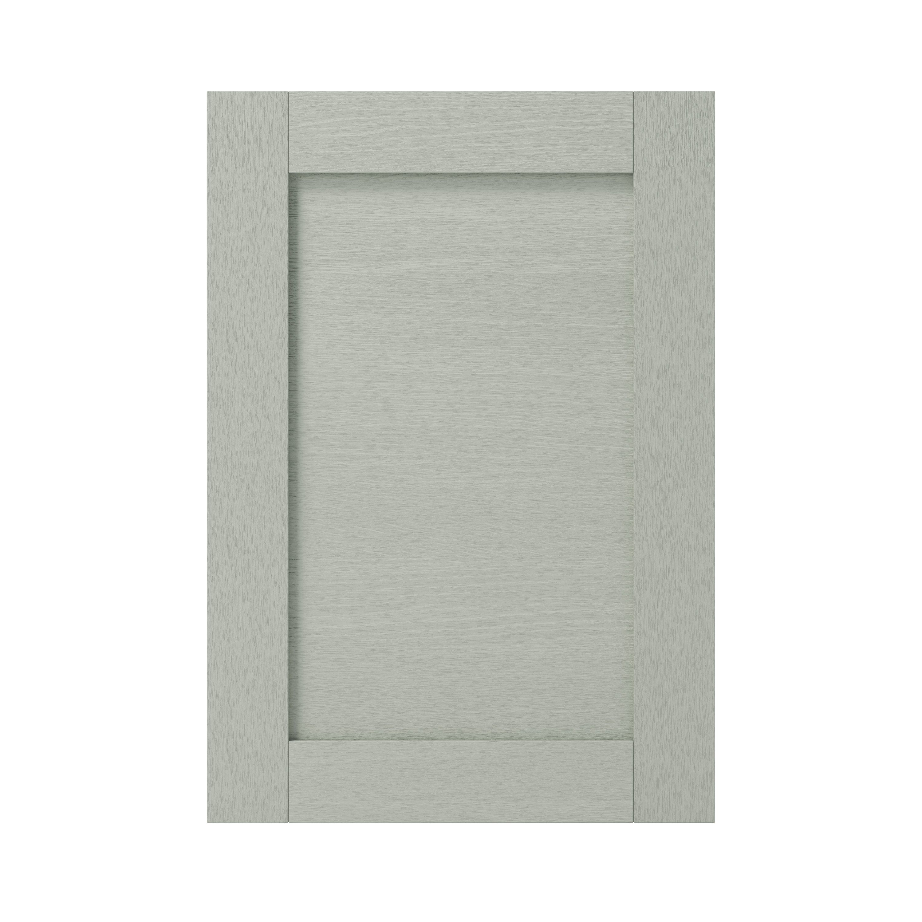 GoodHome Alpinia Matt grey wood effect Highline Cabinet door (W)500mm (H)715mm (T)18mm