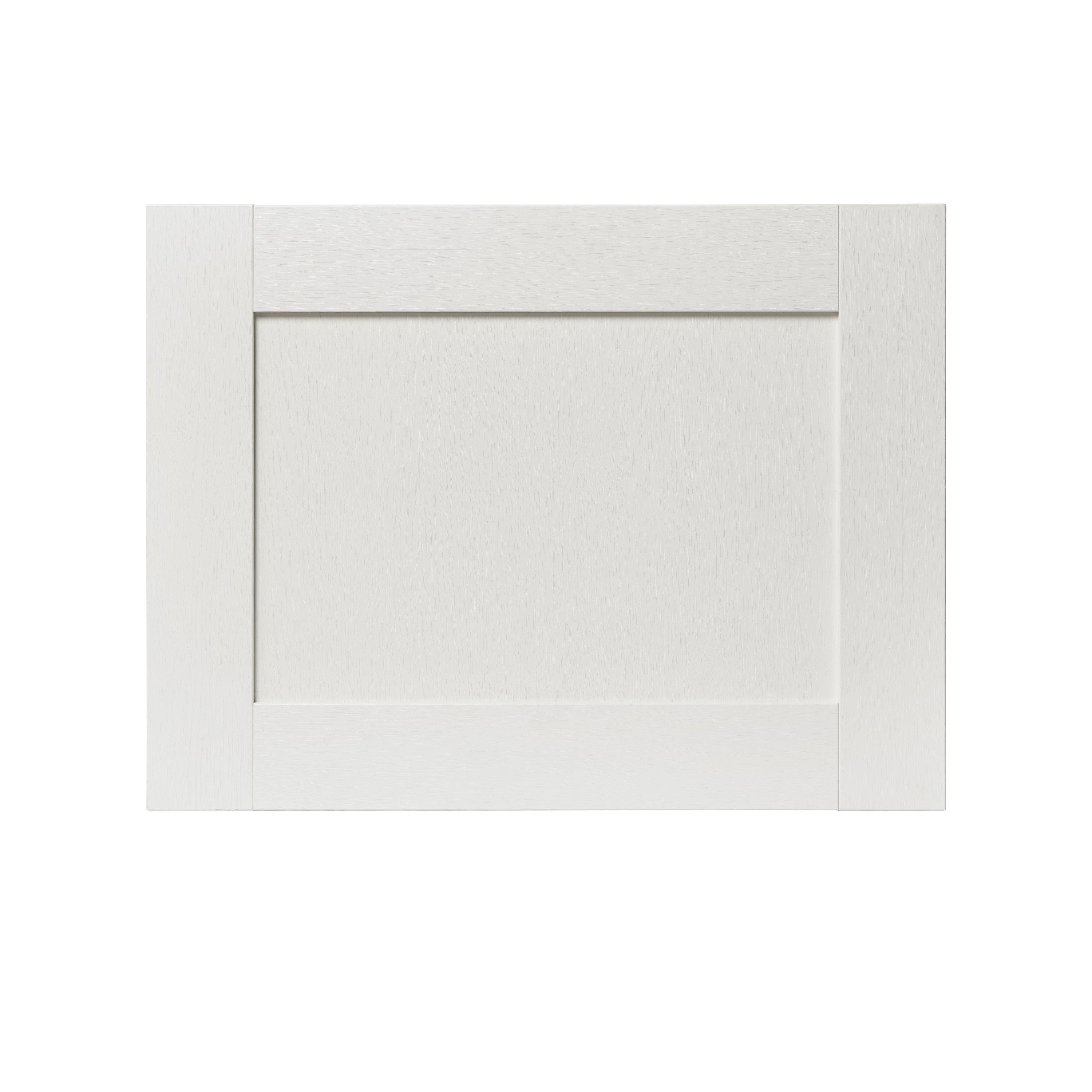 GoodHome Alpinia Matt ivory painted wood effect shaker Appliance