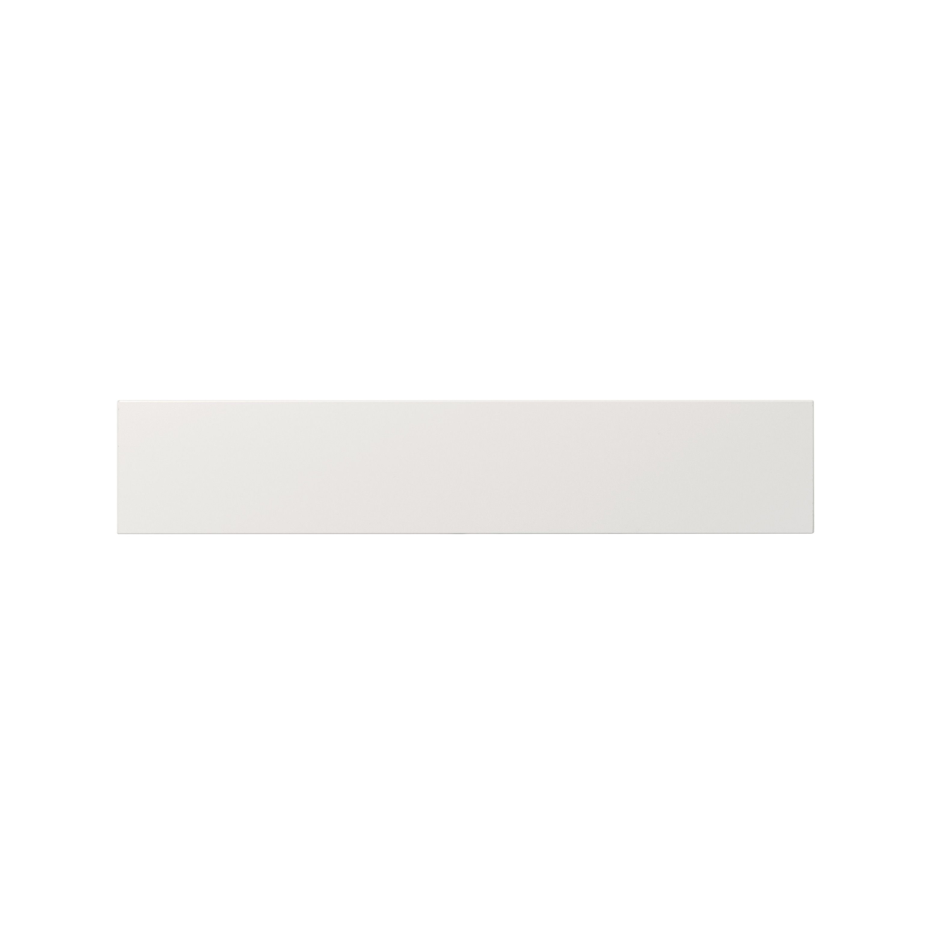 GoodHome Alpinia Matt ivory painted wood effect shaker Standard Appliance Filler panel (H)115mm (W)597mm