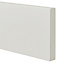 GoodHome Alpinia Matt ivory painted wood effect shaker Standard Appliance Filler panel (H)58mm (W)597mm