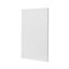 GoodHome Alpinia Matt ivory painted wood effect shaker Standard End support panel (H)870mm (W)590mm