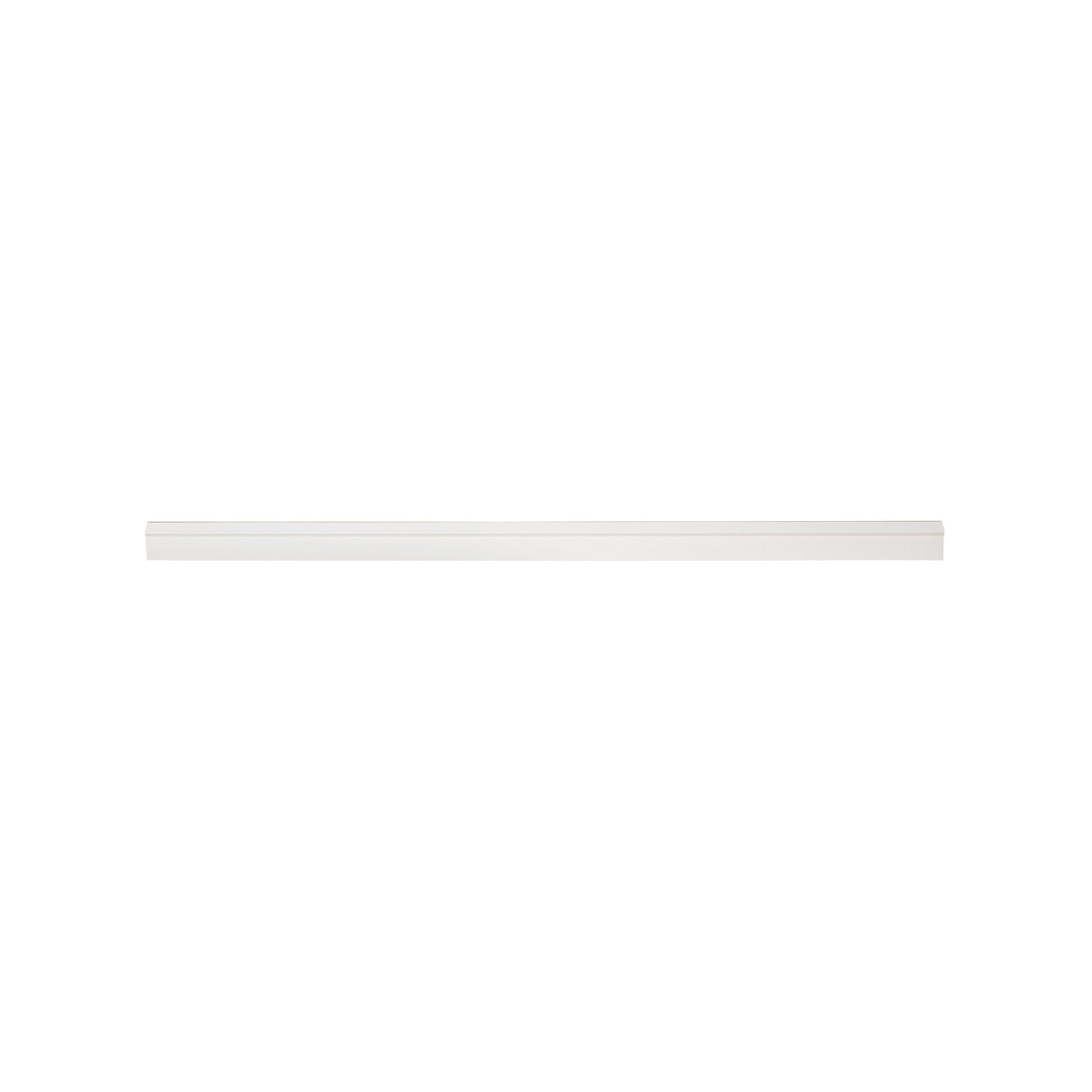 GoodHome Alpinia Matt ivory wood effect Pelmet, (L)2400mm (H)75mm