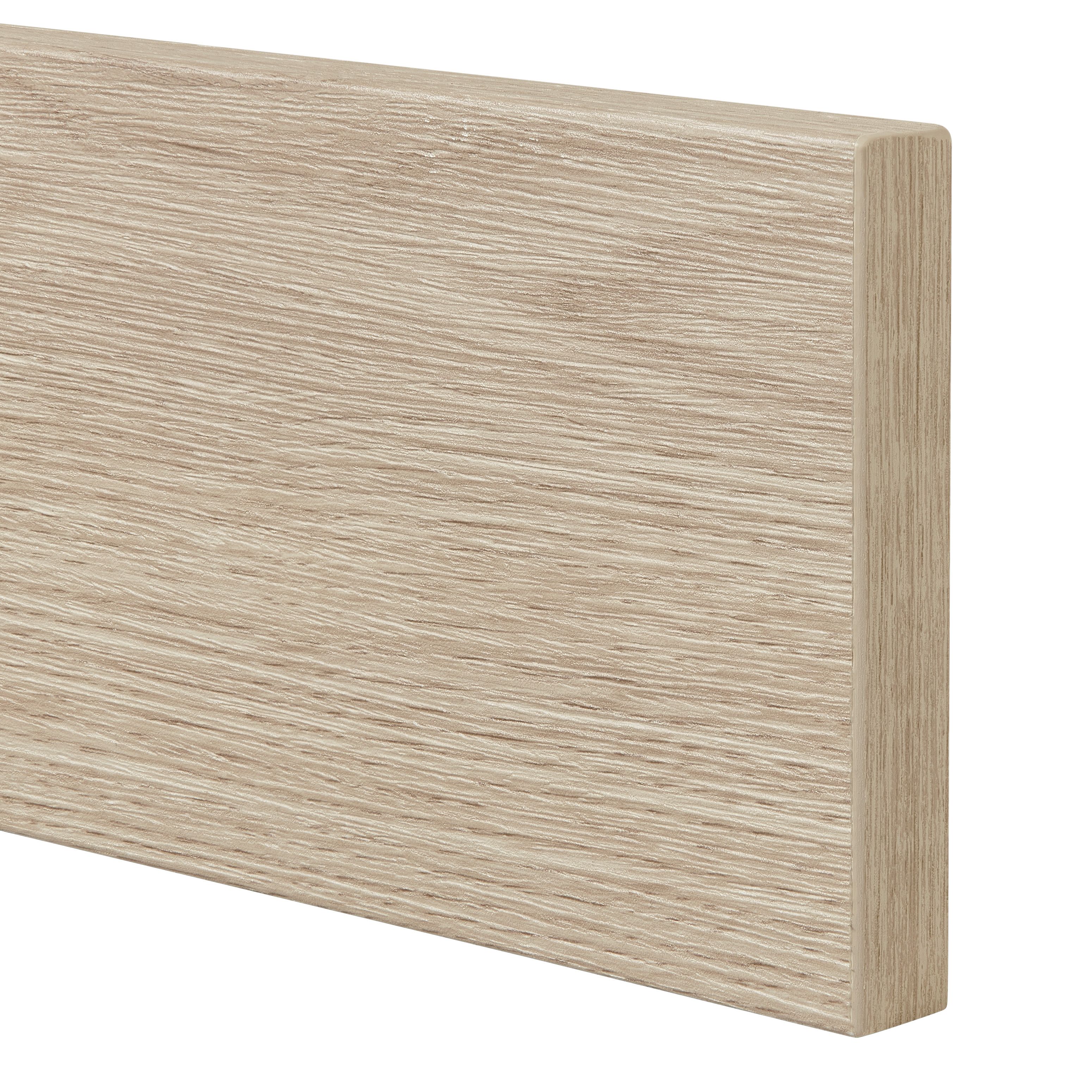 GoodHome Alpinia Matt light oak effect Standard Appliance Filler panel (H)115mm (W)597mm