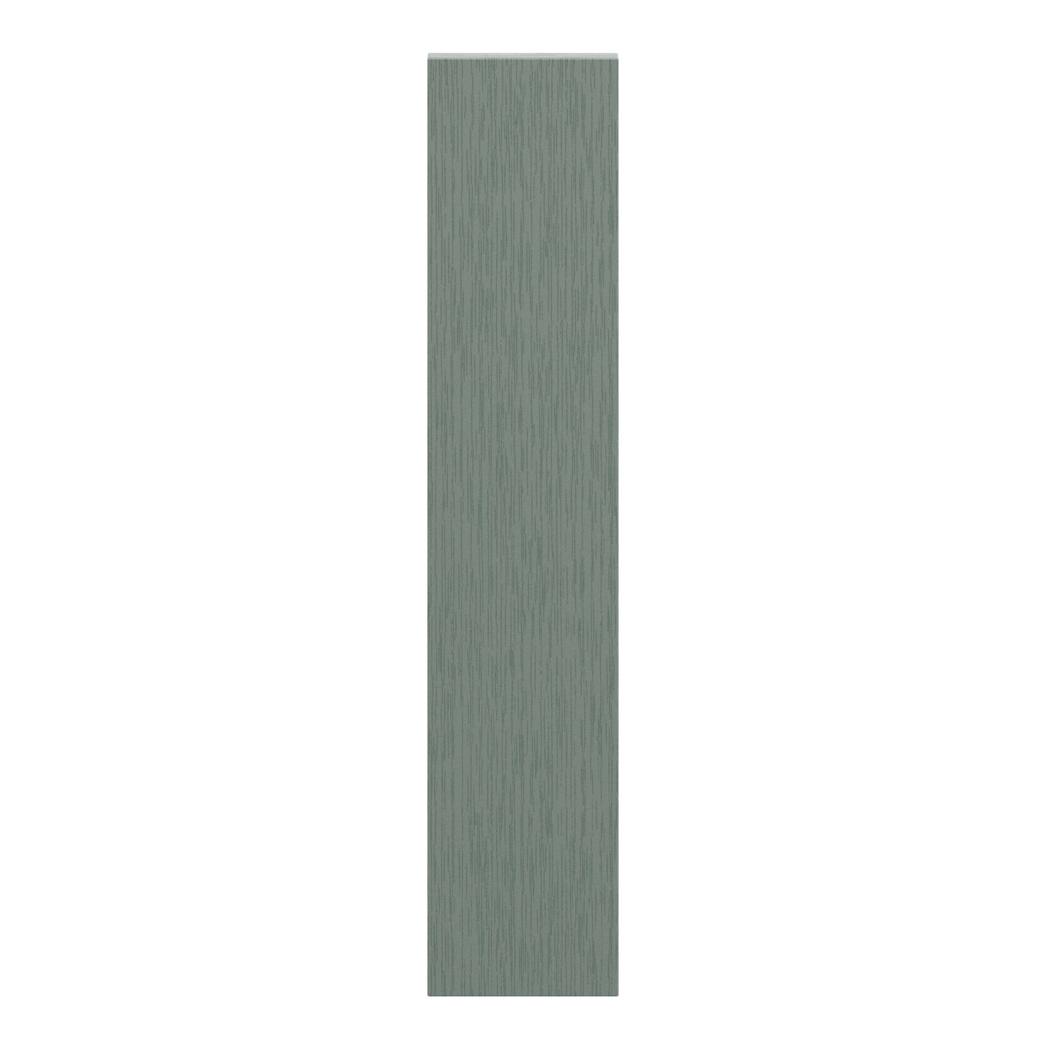 GoodHome Alpinia Matt reed green wood effect Shaker Highline Cabinet door (W)150mm (H)715mm (T)18mm
