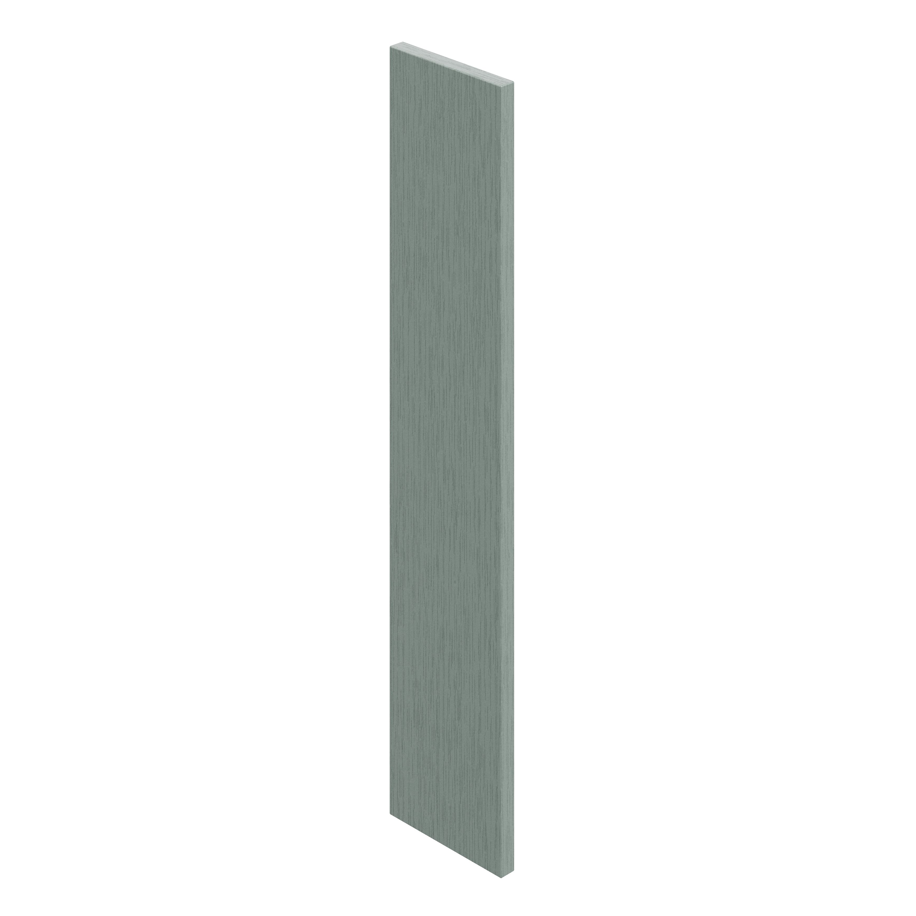 GoodHome Alpinia Matt reed green wood effect Shaker Highline Cabinet door (W)150mm (H)715mm (T)18mm
