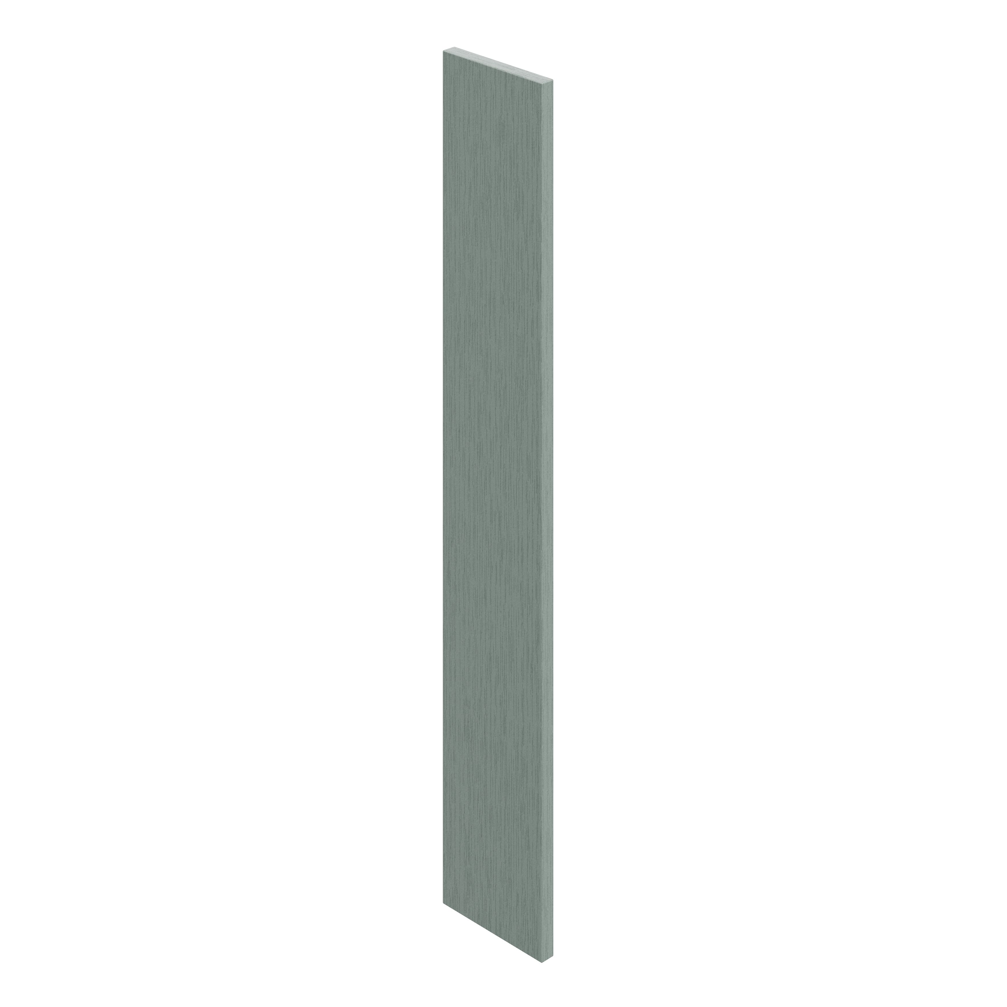 GoodHome Alpinia Matt reed green wood effect Shaker Tall wall Cabinet door (W)150mm (H)895mm (T)18mm