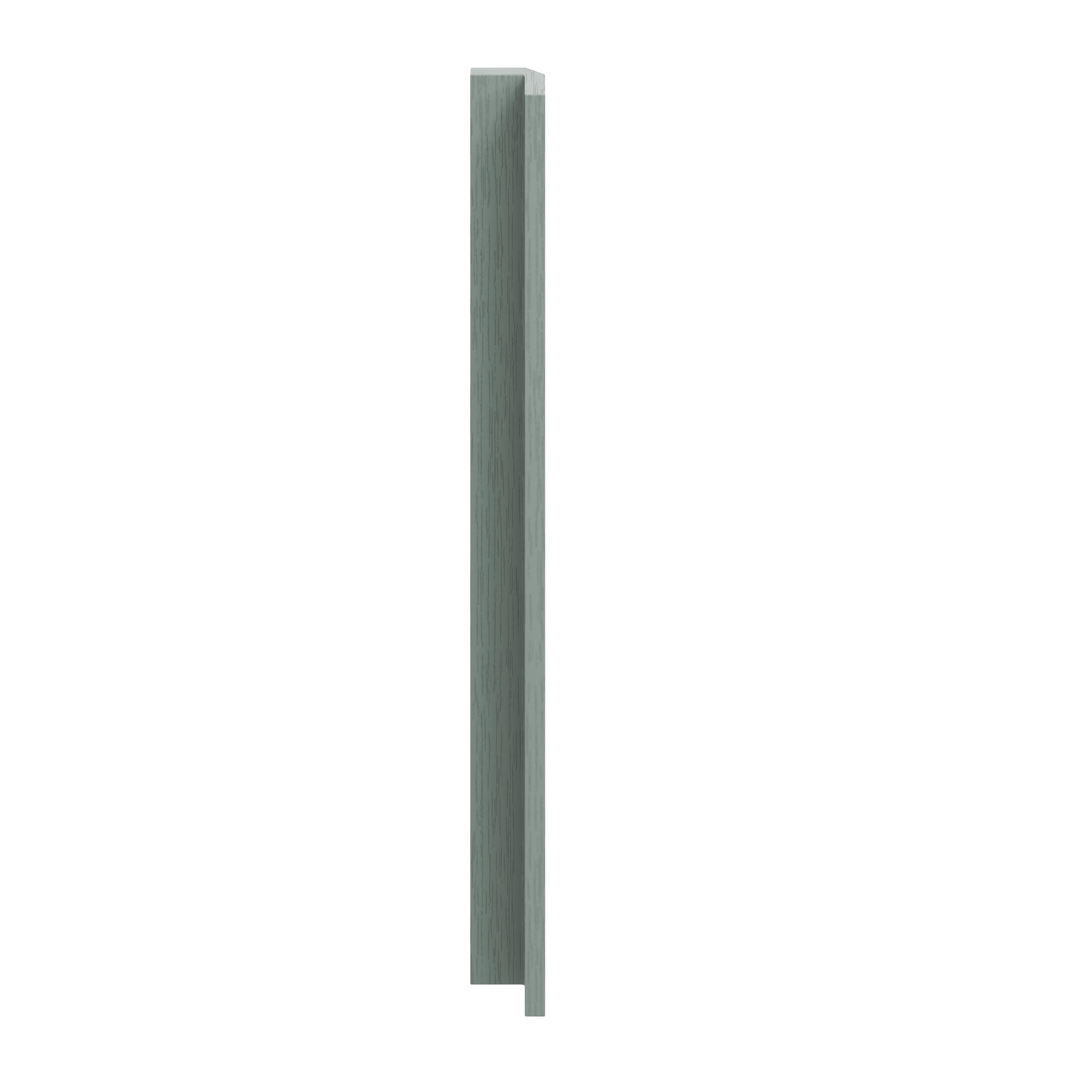 GoodHome Alpinia Matt reed green wood effect Standard Corner post, (W)59mm (L)715mm