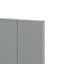 GoodHome Alpinia Matt Slate Grey Painted Wood Effect Shaker Drawer front (W)500mm, Pack of 3