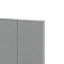 GoodHome Alpinia Matt Slate Grey Painted Wood Effect Shaker Drawer front (W)500mm, Pack of 4