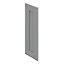 GoodHome Alpinia Matt Slate Grey Painted Wood Effect Shaker Highline Cabinet door (W)250mm (H)715mm (T)18mm