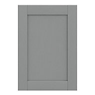 GoodHome Alpinia Matt Slate Grey Painted Wood Effect Shaker Highline Cabinet door (W)500mm (T)18mm