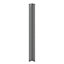 GoodHome Alpinia Matt Slate Grey Painted Wood Effect Shaker Standard Corner post, (W)59mm (H)715mm