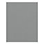 GoodHome Alpinia Matt Slate Grey Painted Wood Effect Shaker Standard End panel (H)720mm (W)570mm