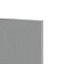 GoodHome Alpinia Matt Slate Grey Painted Wood Effect Shaker Standard End support panel (H)870mm (W)590mm