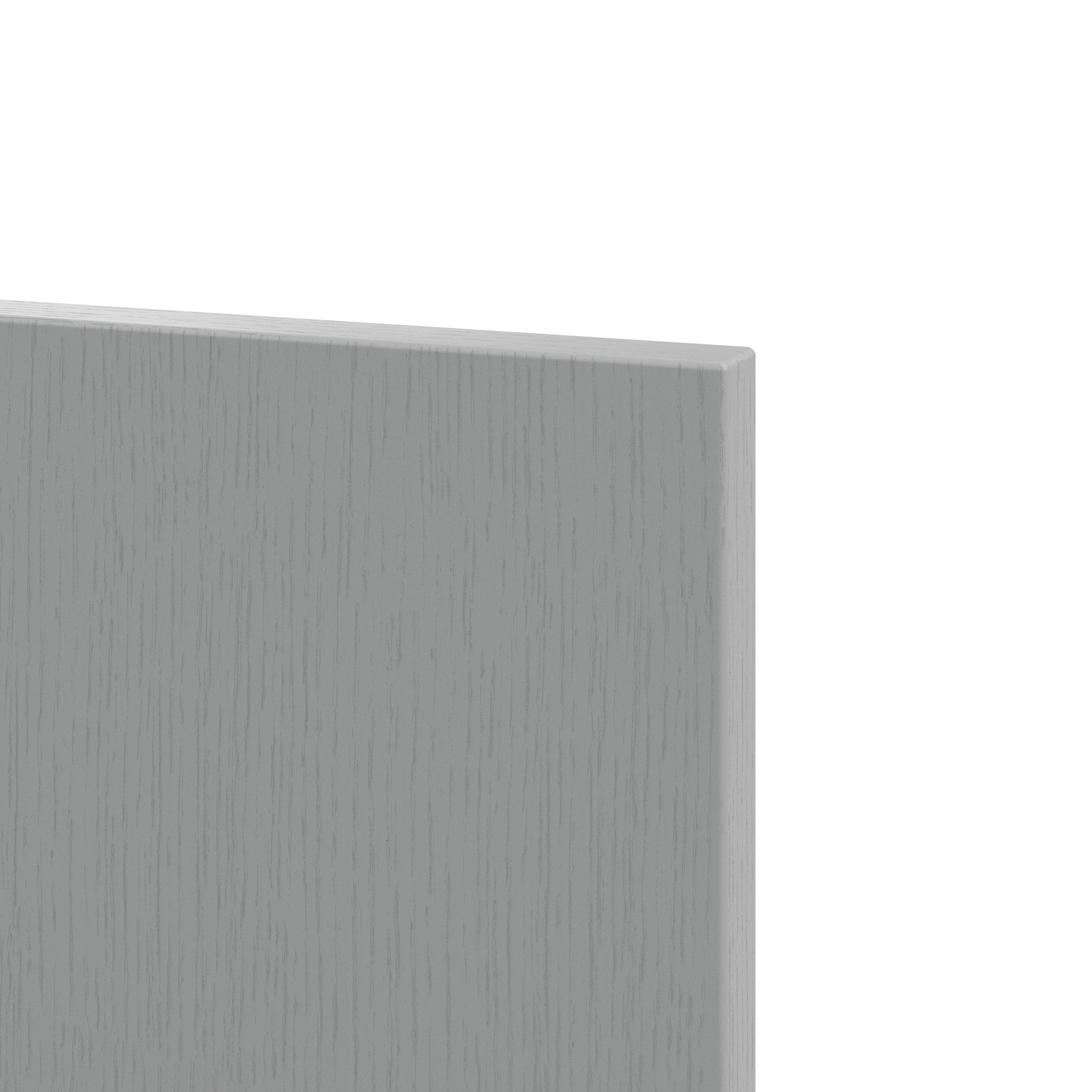 GoodHome Alpinia Matt Slate Grey Painted Wood Effect Shaker Standard Wall Clad on end panel (H)960mm (W)360mm