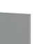 GoodHome Alpinia Matt Slate Grey Painted Wood Effect Shaker Standard Wall End panel (H)720mm (W)320mm