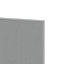 GoodHome Alpinia Matt Slate Grey Painted Wood Effect Shaker Tall Appliance & larder Clad on end panel (H)2400mm (W)610mm