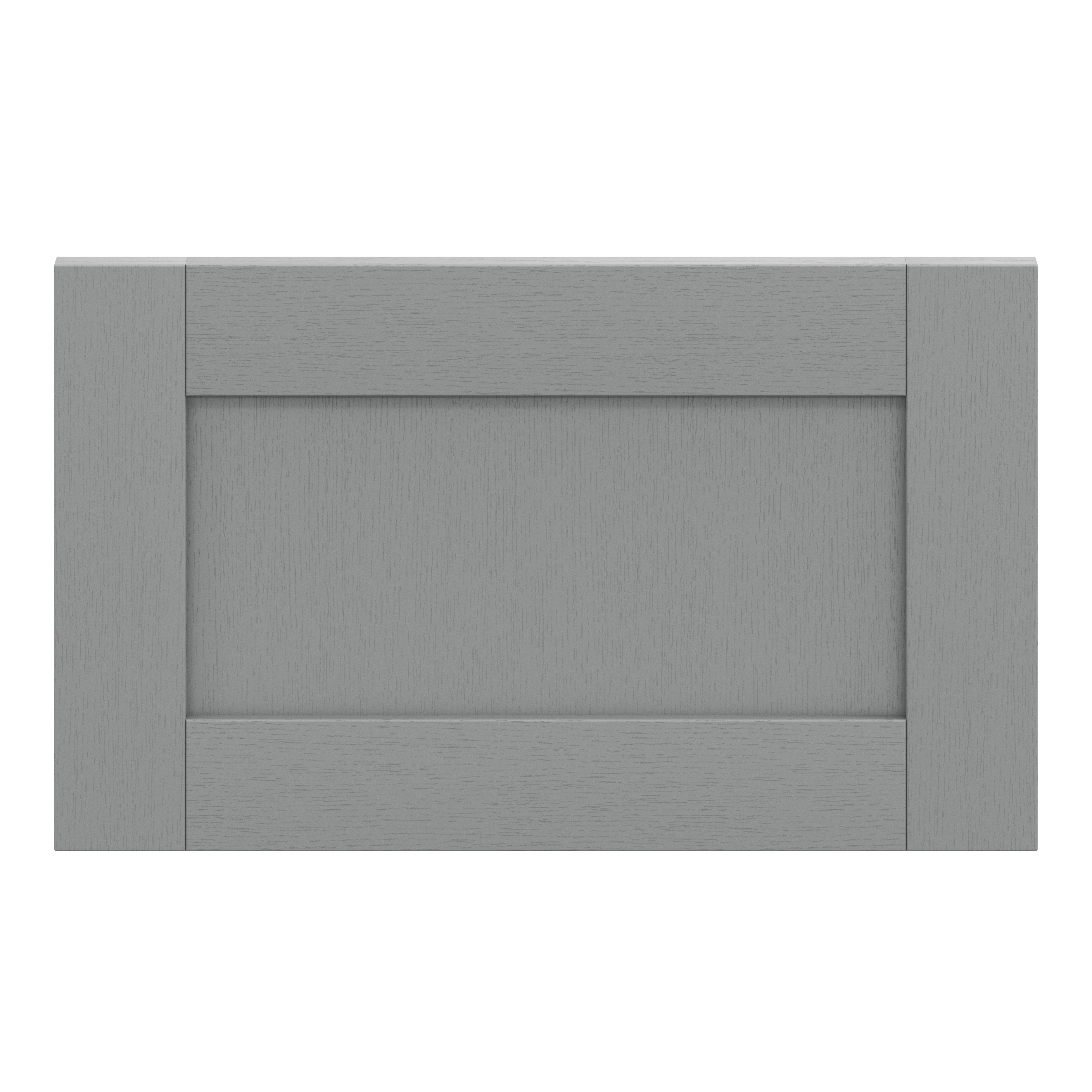 GoodHome Alpinia Matt slate grey wood effect Drawer front, bridging door & bi fold door, (W)600mm (H)356mm (T)18mm